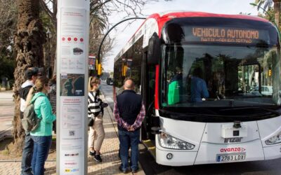 El primer autobús sin conductor en Europa comienza operar en Málaga