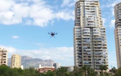 El dron del futuro dominará el cielo urbano con Benidorm como banco de pruebas