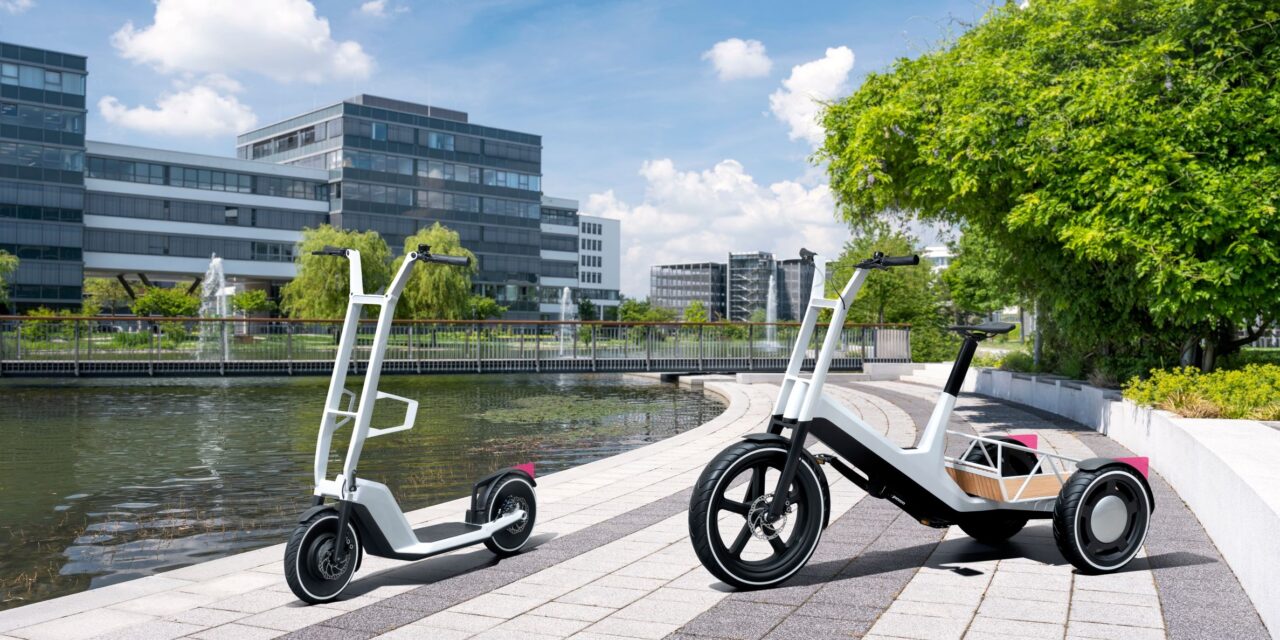 BMW presenta conceptos innovadores para una bicicleta de carga y un scooter eléctrico