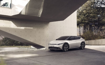 Kia muestra las primeras imágenes del diseño exterior e interior del EV6, su nuevo eléctrico